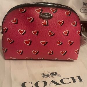 Coach Harley Valentines Makeup Bag F52685